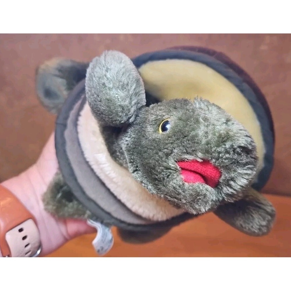 Folkmanis TURTLE Hand Puppet Plush Full Body Folktails 8"